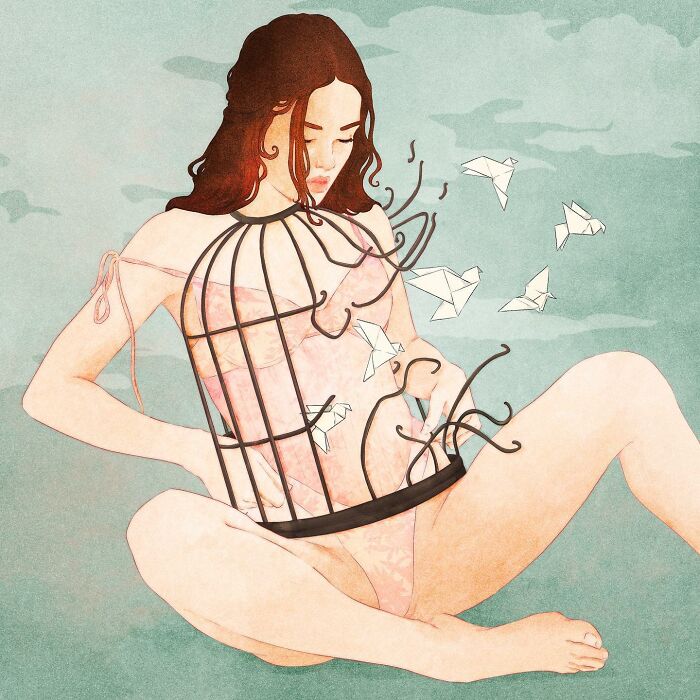 Modern Life Expressed In Clear-Cut Illustrations By Italian Artist Giulia Rosa