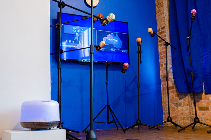 My Ice Cream Installation As An Alternated Universe Reflecting Reality