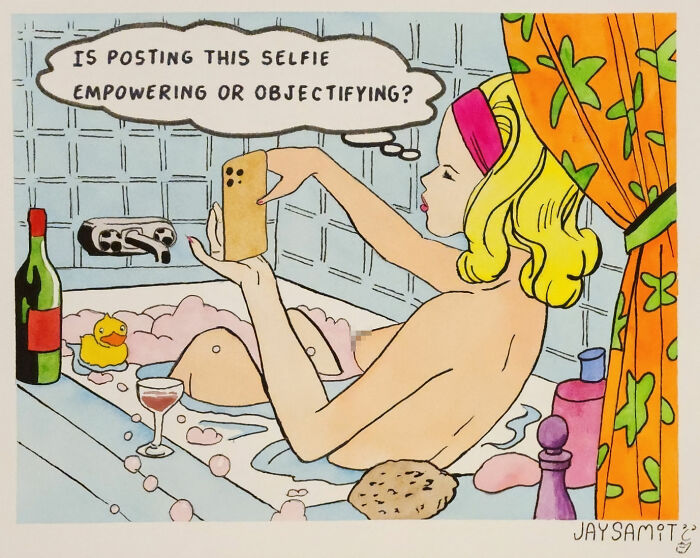 Is Posting This Selfie Empowering Or Objectifying?