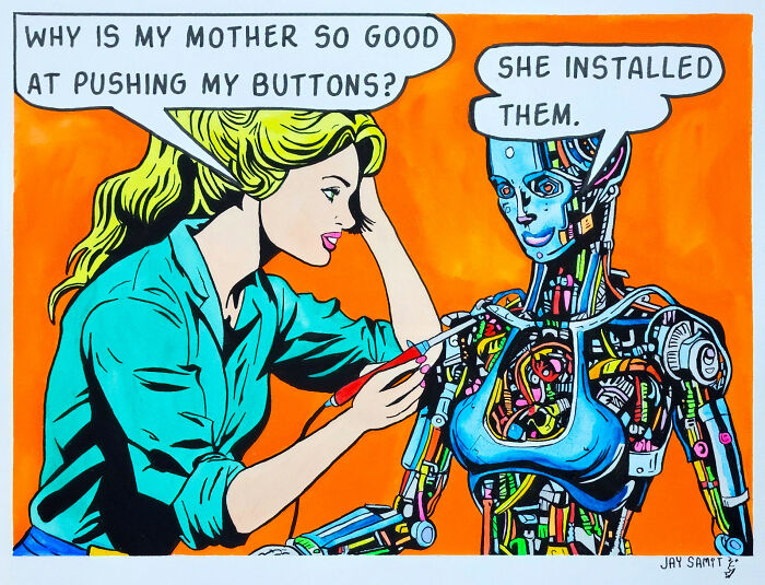 Why Is My Mother So Good At Pushing My Buttons?