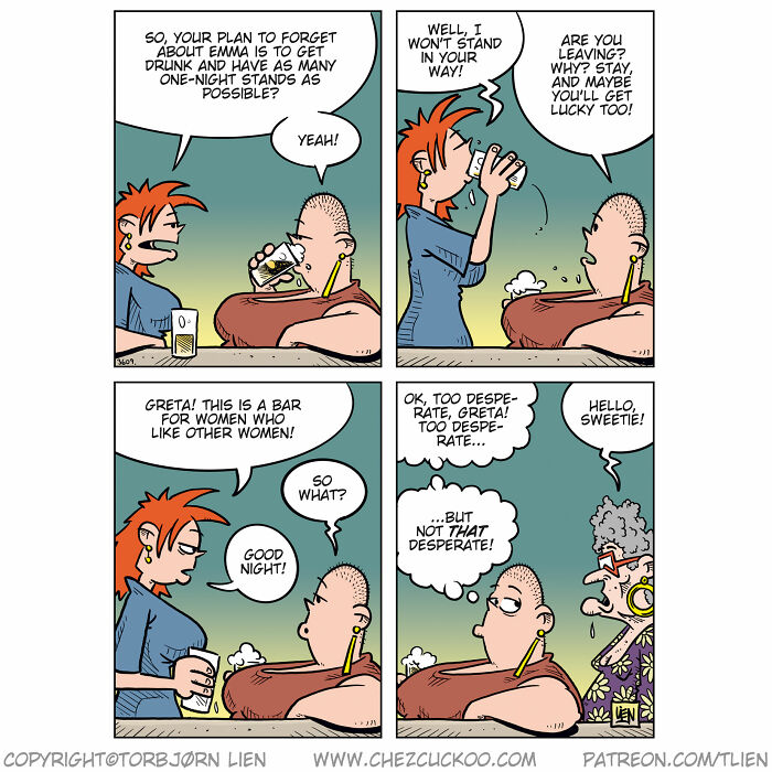 A Comic About A Bar For Women