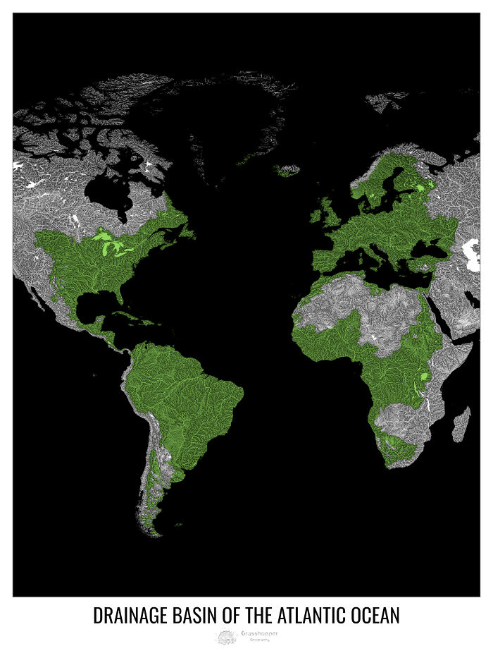 Nobody Has Ever Made A Map Like This Before: Every River Worldwide And Its Ocean Destination