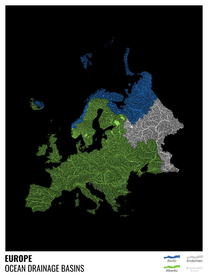 Nobody Has Ever Made A Map Like This Before: Every River Worldwide And Its Ocean Destination