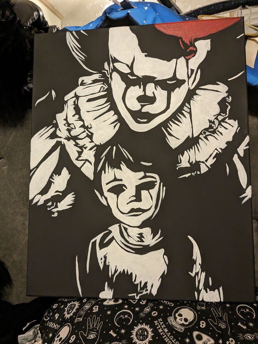 I'm On A Bit Of A Black Canvas Kick