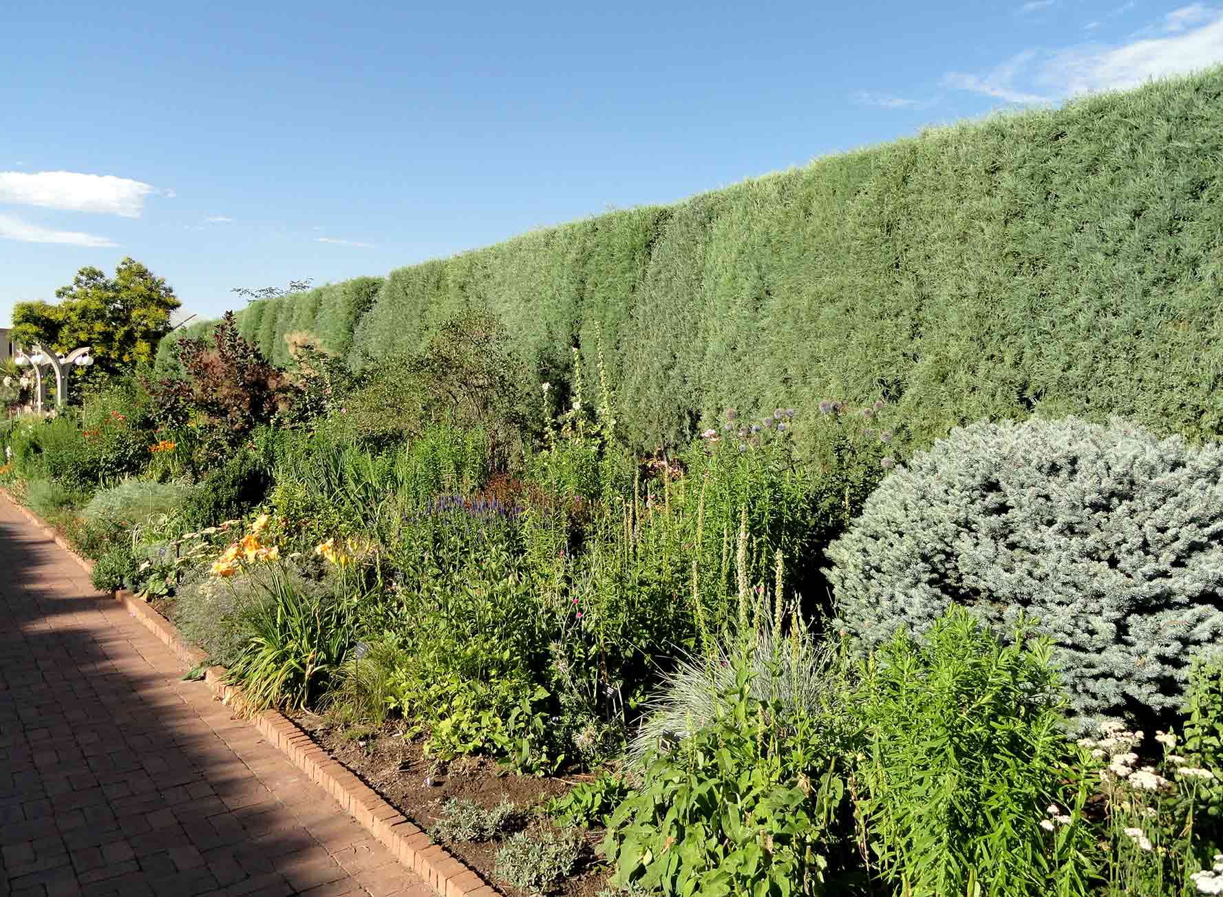 Garden bed next to O&rsquo;Fallon Perennial Walk, Denver Botanic Gardens, 1007 York Street, Denver, Colorado, USA