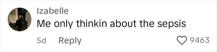 Comment mocking a tattoo decision with high engagement.