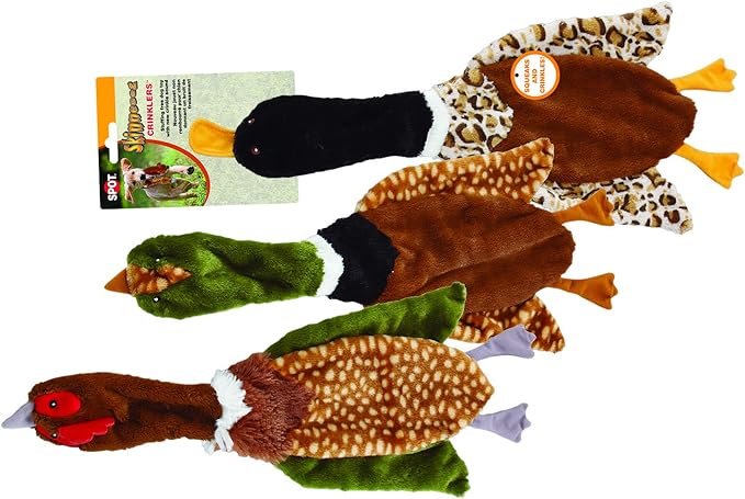 Dog toys resembling ducks, ideal for dogs who love to shred. Dog toys resembling ducks, ideal for dogs who love to shred.