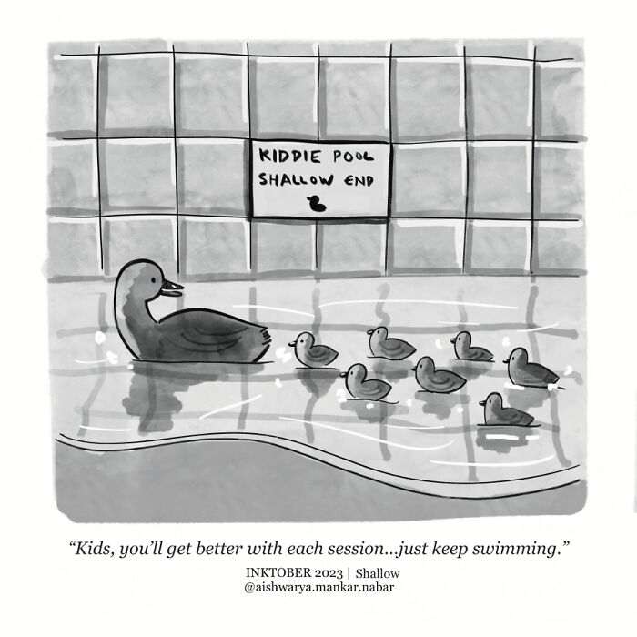 Inktober 2023 Day 24 | Shallow