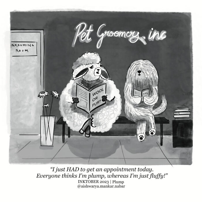 Inktober 2023 Day 19 | Plump