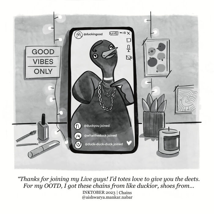 Inktober 2023 Day 21 | Chains