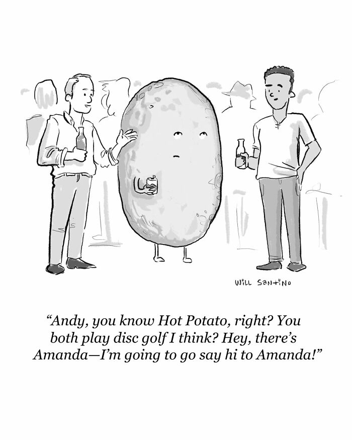 The Funniest Single-Panel Comics By Will Santino (48 New Pics)