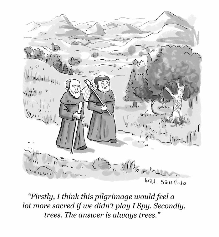 The Funniest Single-Panel Comics By Will Santino (48 New Pics)