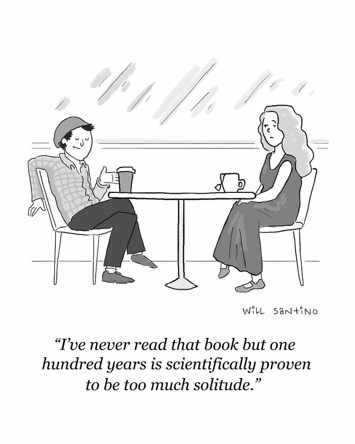 The Funniest Single-Panel Comics By Will Santino (48 New Pics)