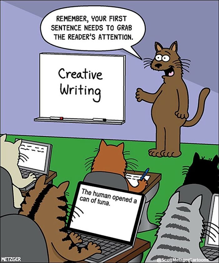 This Man Has Been Creating Cat Drawings For Over 25 Years And Here Are His Newest Ones