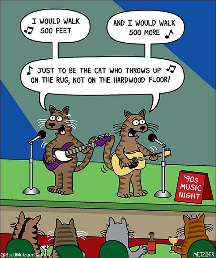 This Man Has Been Creating Cat Drawings For Over 25 Years And Here Are His Newest Ones