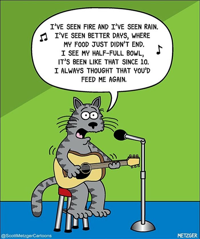 This Man Has Been Creating Cat Drawings For Over 25 Years And Here Are His Newest Ones