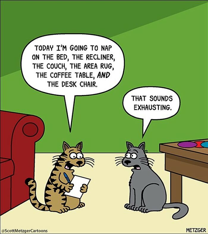 This Man Has Been Creating Cat Drawings For Over 25 Years And Here Are His Newest Ones