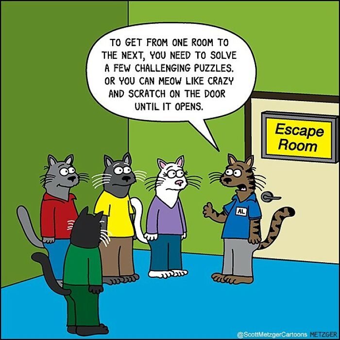 This Man Has Been Creating Cat Drawings For Over 25 Years And Here Are His Newest Ones