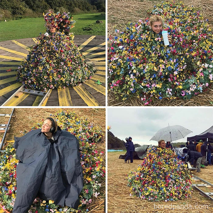 Florence Pugh On The Set Of Midsommar (2019)