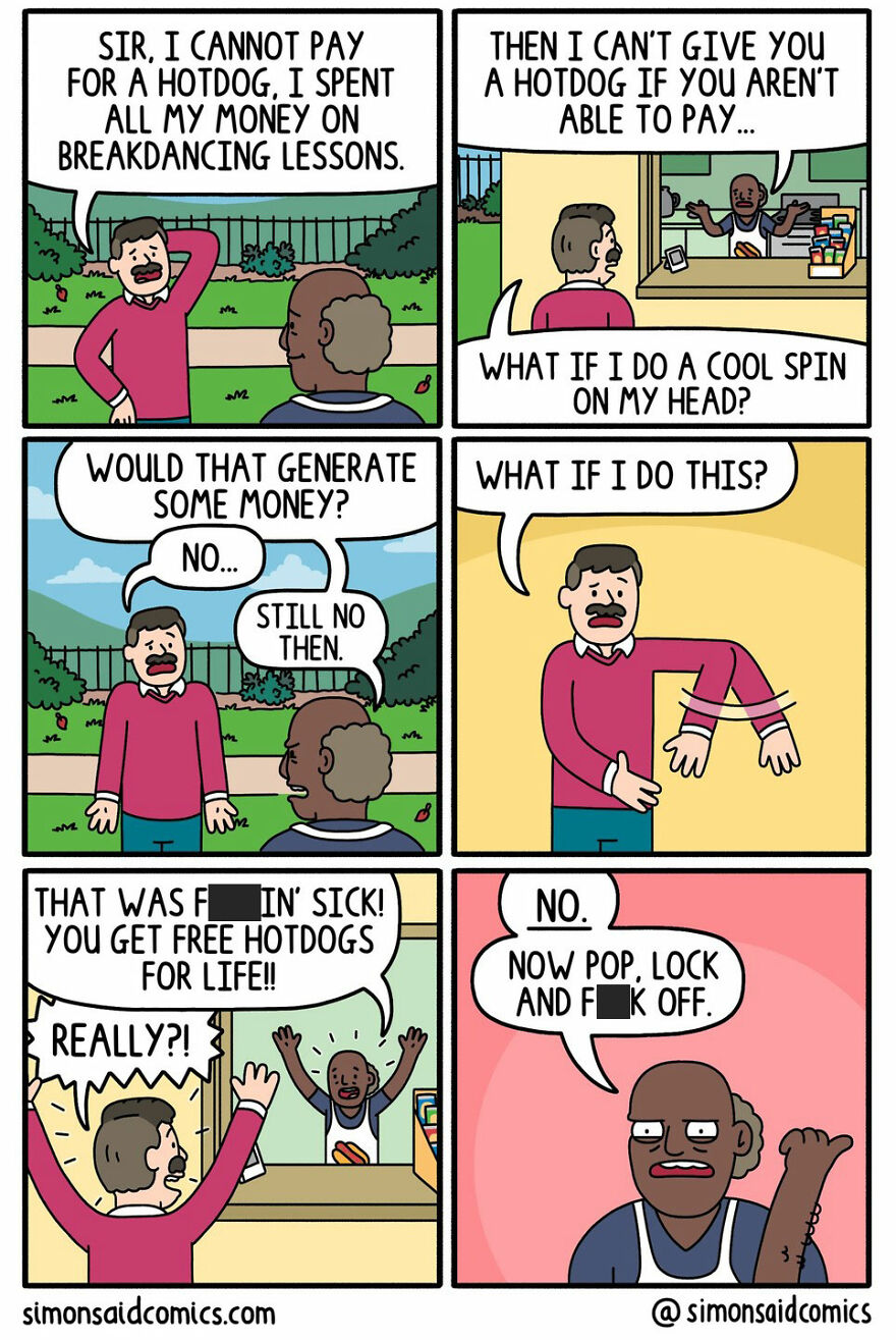 Your Day Will Be Better After Reading Simon Johnson's Surprise Endings Comics