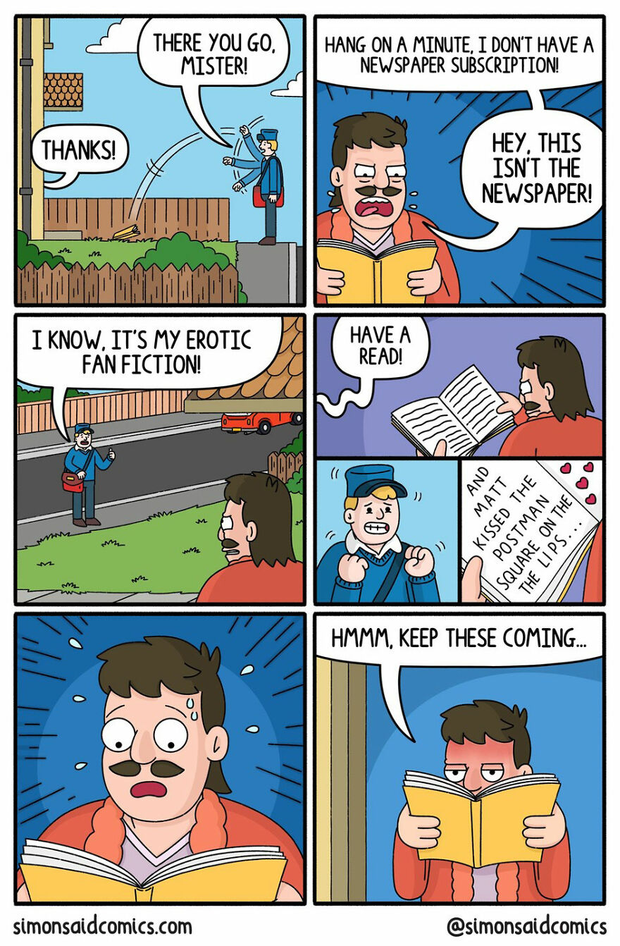 Your Day Will Be Better After Reading Simon Johnson's Surprise Endings Comics