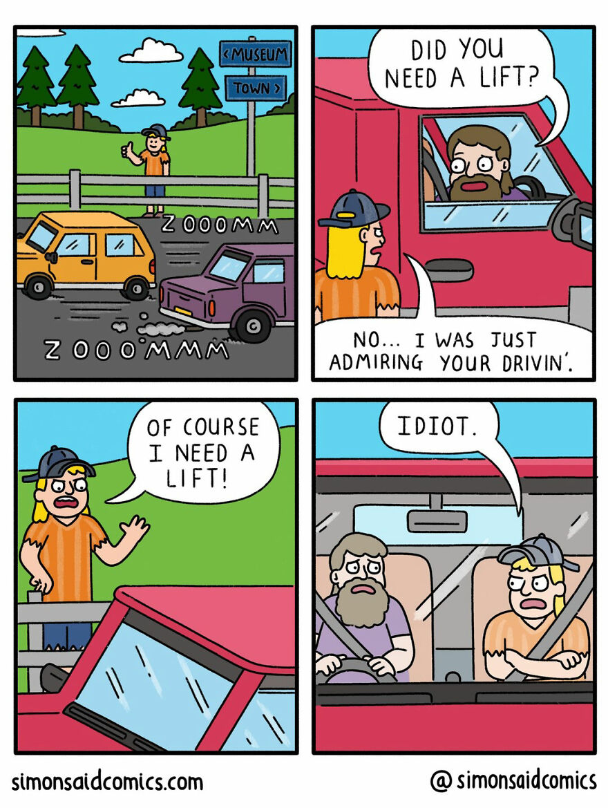 Your Day Will Be Better After Reading Simon Johnson's Surprise Endings Comics