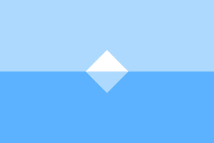 This Is The Unofficial Flag Of The Arctic Ocean. It Won A Contest In R/Vexillology Last August