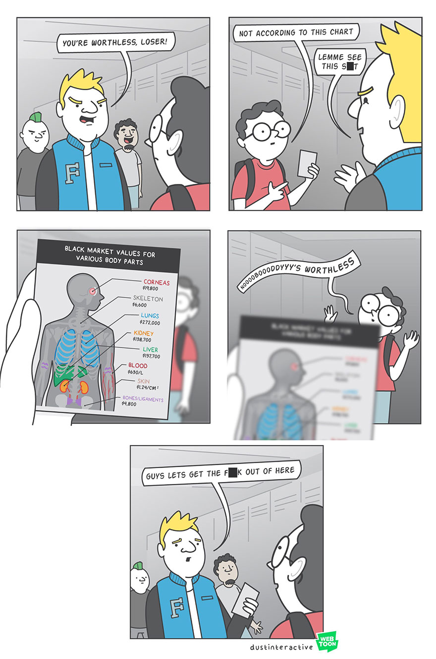 This Artist Illustrates About Funny Situations Through His Absurd Comics