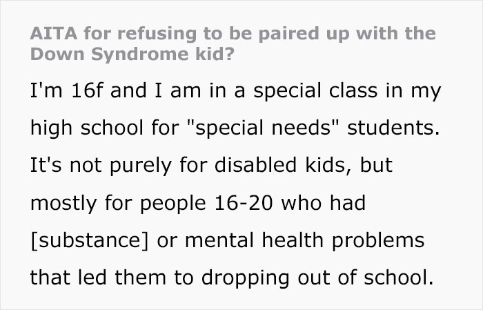 Student Won&rsquo;t Keep Being Harassed By Classmate With Down Syndrome, Walks Out From Class