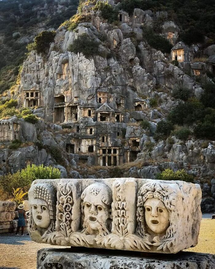 Myra Ancient City – Ruins And Rock Tombs