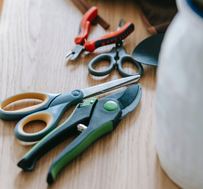 Secateurs with scissors and wire cutters
