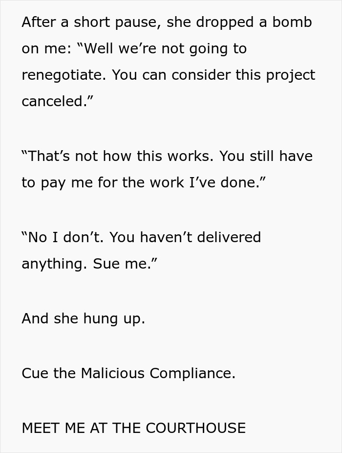 Client Thinks They Can Get Out Of Paying A Programmer, Find Out They Messed With The Wrong Guy