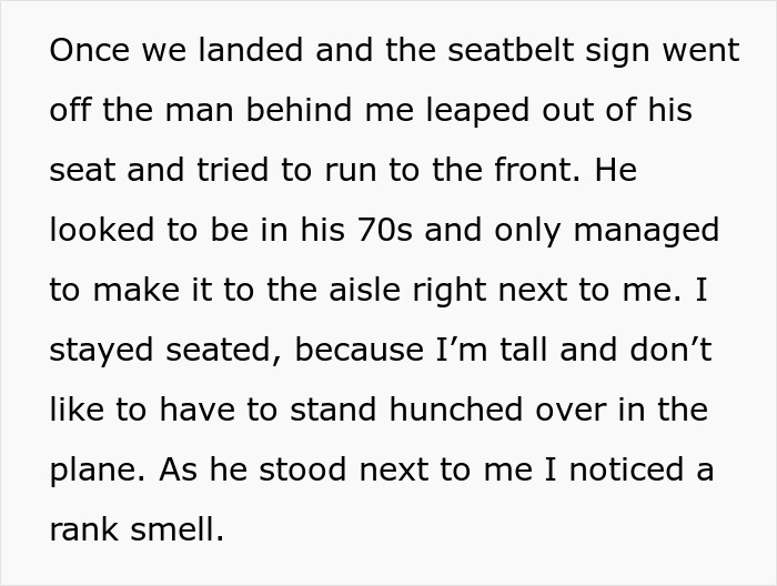Jerk On A Plane Claims He Can't Sit Next To Smelly Passenger, Turns Out He's The One Who Stinks Jerk On A Plane Claims He Can't Sit Next To Smelly Passenger, Turns Out He's The One Who Stinks