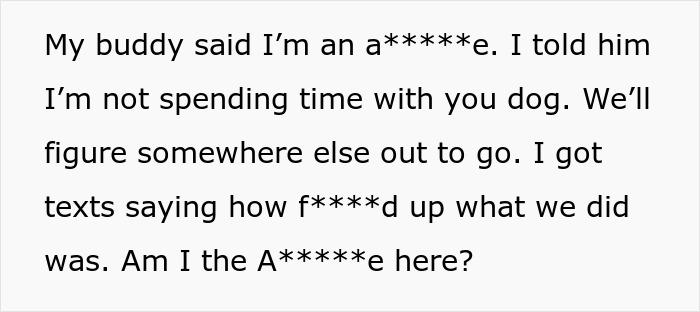 "[Am I The Jerk] For Leaving When Our Friends Brought Their Dog To Dinner?"