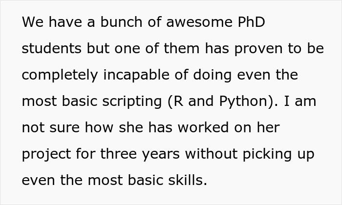 Researcher Allows Annoying Ph.D. Student To Set Herself Up For Failure Before Committee Meeting Researcher Allows Annoying Ph.D. Student To Set Herself Up For Failure Before Committee Meeting