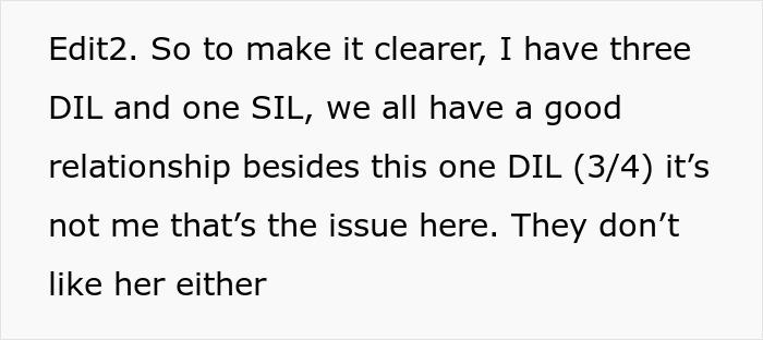 "Am I The Jerk For Telling My DIL She Wasn't Invited Since She Is An Embarrassment At Dinners?" "Am I The Jerk For Telling My DIL She Wasn't Invited Since She Is An Embarrassment At Dinners?"