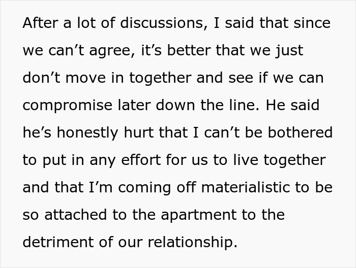 Woman Shares Why Her BF Refuses To Move Into Her Apartment, Internet Instantly Spot Red Flags