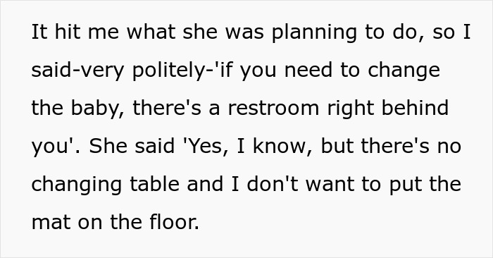 Mom Wants To Treat Restaurant Table As A Diaper Changing Station, Disgusted Customer Retaliates