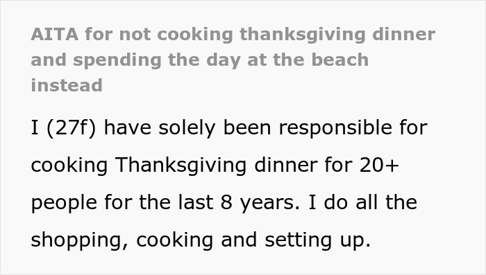&ldquo;They Want Me To Cancel My Plans And Cook&rdquo;: Woman Ditches Thanksgiving, Goes To The Beach Instead