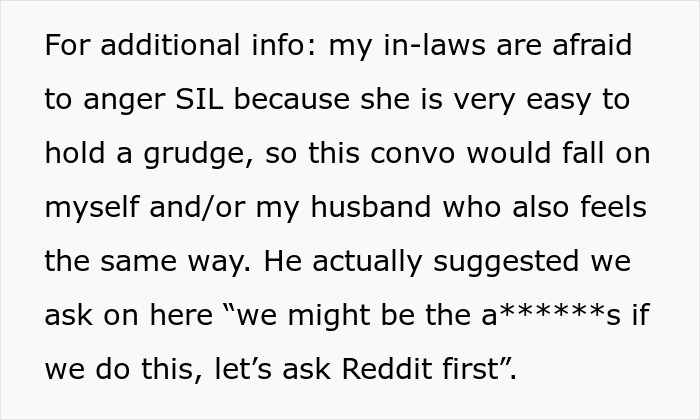 SIL Freaks After Parents Take Back Toys Meant For Everyone That She Poached SIL Freaks After Parents Take Back Toys Meant For Everyone That She Poached