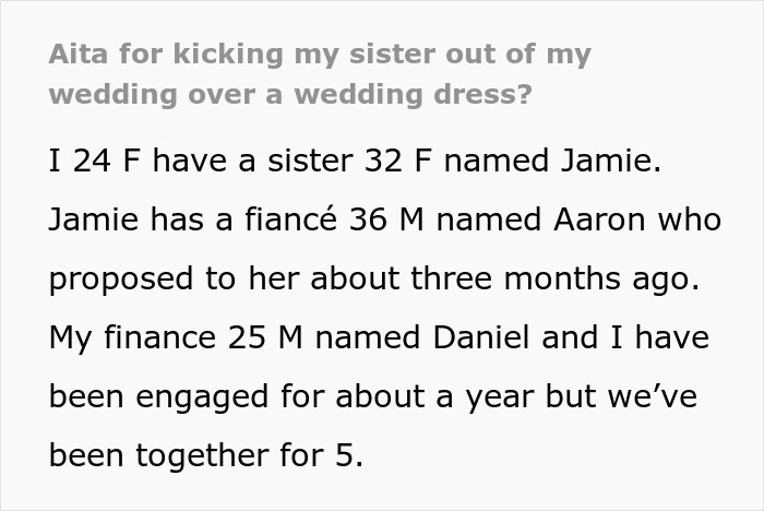 Woman Catches Jealous Sister About To Cut Her Wedding Dress, Bans Her From The Wedding Woman Catches Jealous Sister About To Cut Her Wedding Dress, Bans Her From The Wedding