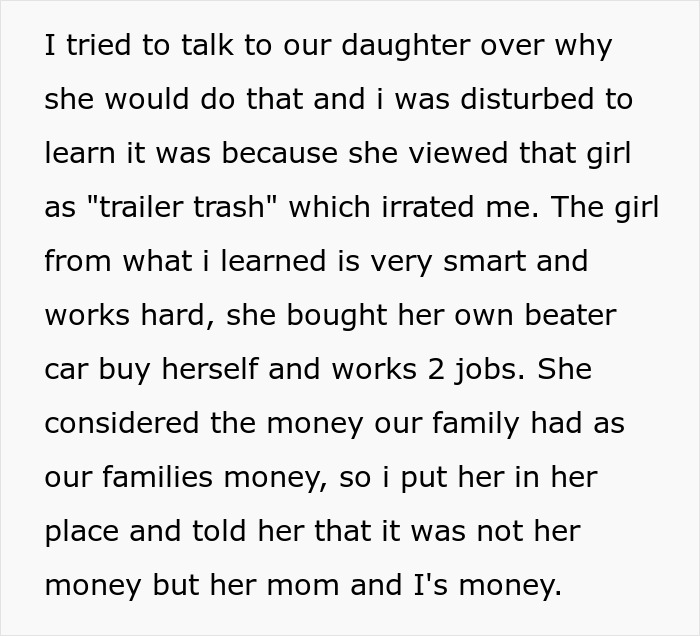 16-Year-Old Bullies A Kid For Being Poor, So Her Stepdad Takes Away All Her &ldquo;Luxuries&rdquo;