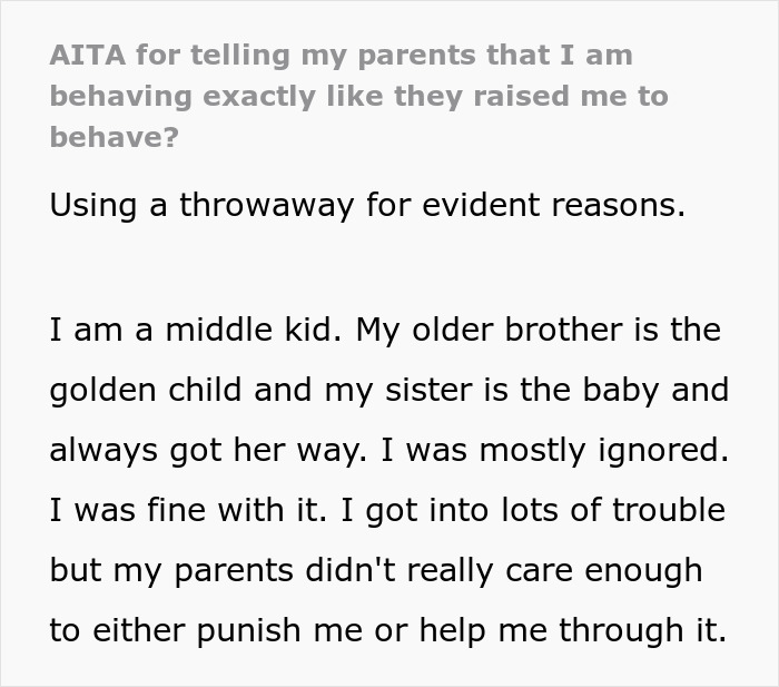 Middle Kid Always Got Ignored Until His Destination Wedding That The Fam Wanted To Come To For Free