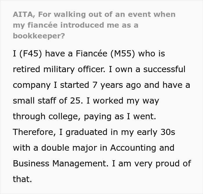 Guy Regrets Mocking Fianc&eacute;e&rsquo;s Job After She Breaks Up With Him