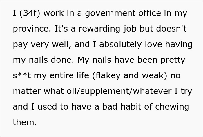 "She's Being A Complete Clown": Woman Is Furious And Offended Coworker Won't Give Free Manicure