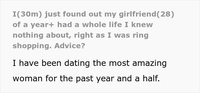&ldquo;I've Felt Sick&rdquo;: Guy Asks For Advice After Discovering His GF Had A Family And Kept It Secret