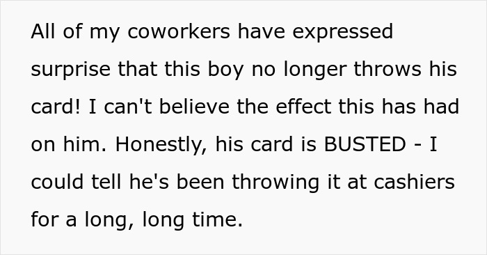 Teen Loves To Throw His Debit Card At Service Workers, Learns Why It&rsquo;s Wrong The Hard Way