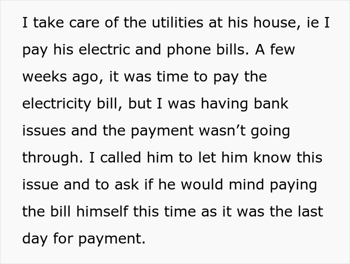 Daughter Is Done With Father Hanging Up The Phone, Lets His Electricity Be Cut Off As Revenge Daughter Is Done With Father Hanging Up The Phone, Lets His Electricity Be Cut Off As Revenge