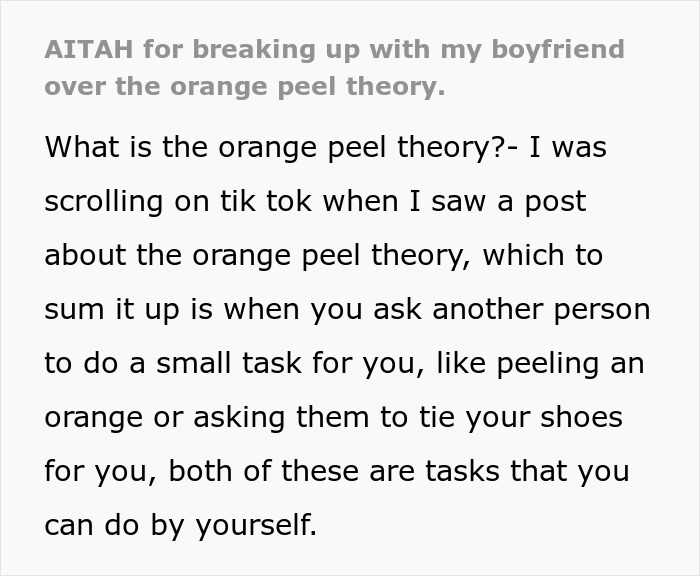 Woman Tests Her Boyfriend With TikTok&rsquo;s &lsquo;Orange Peel&rsquo; Test, Realizes How Trashy He Is