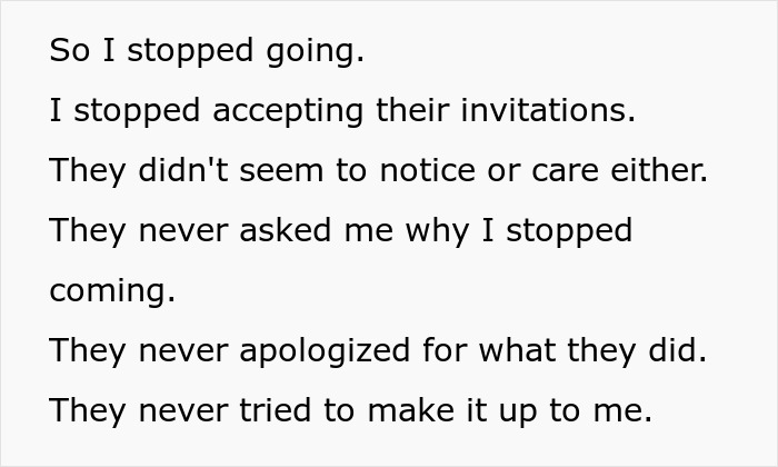 Woman Is Tired Of Family Dumping Their Kids On Her At Events, Stops Going